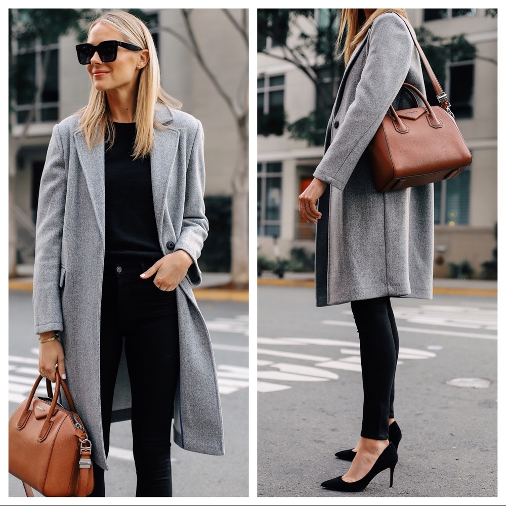 Petite Topshop Wool blend coat
